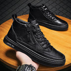 Damen High Sneakers mit robustem Obermaterial und praktischem Reißverschluss