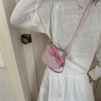 Damen Mini-Handtasche mit schickem Schleifenakzent
