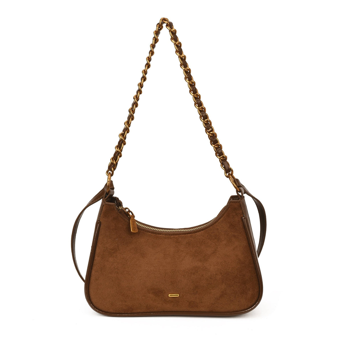 Damen modische Schultertasche im Vintage-Look mit Kettenriemen