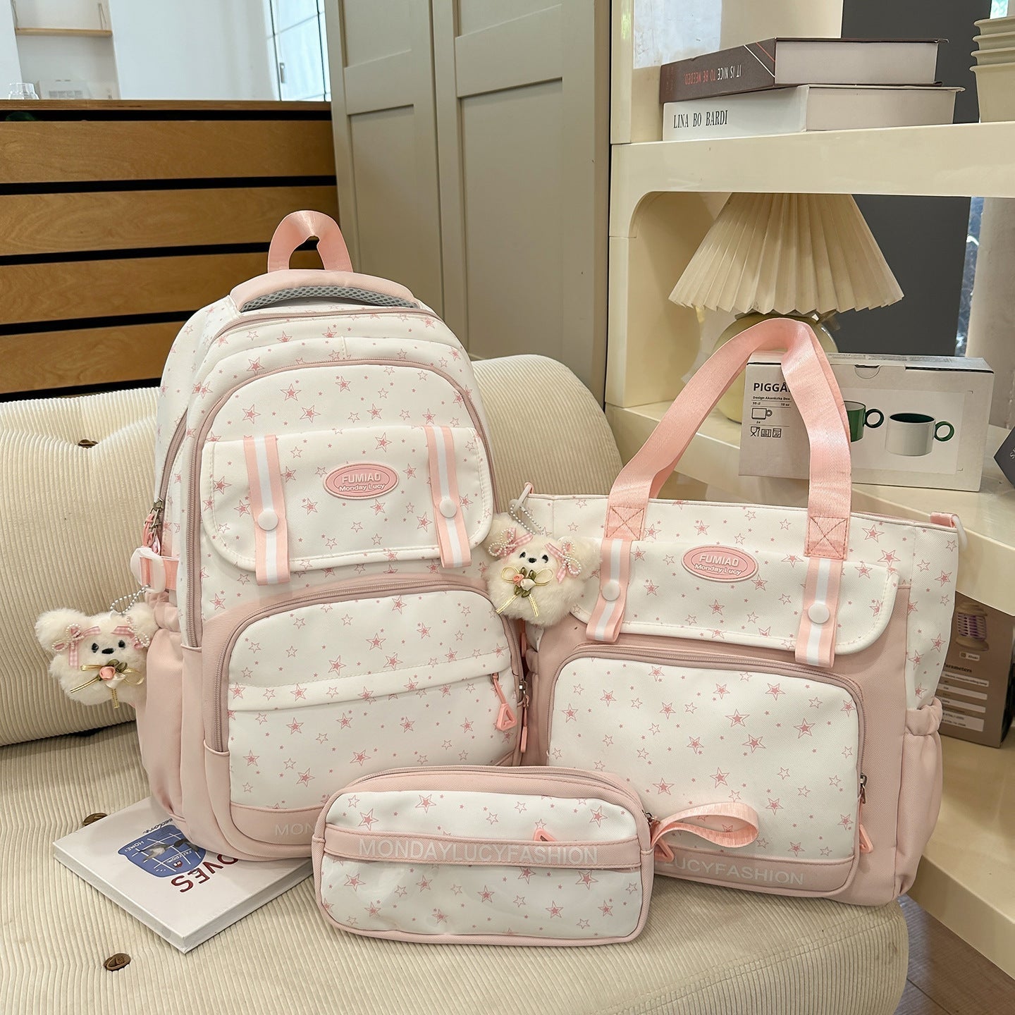 Stern-Muster Multi-Funktions-Rucksack