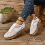 Damen Sport Sneakers mit stylischem Farbkontrast und rutschfester Sohle