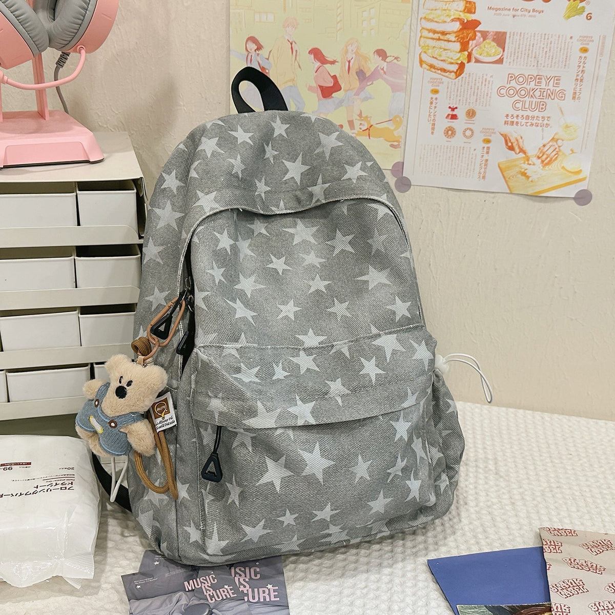 Sternmuster Rucksack für draußen