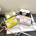 Damen Mini-Handtasche mit verspieltem Klappverschluss