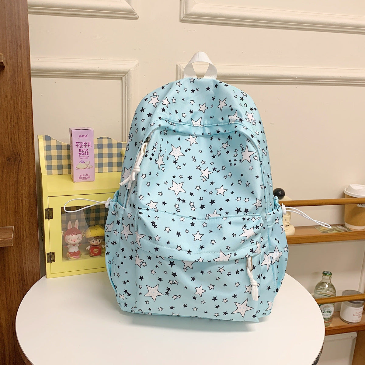 Sternenmuster Mehrfach-Taschen Rucksack