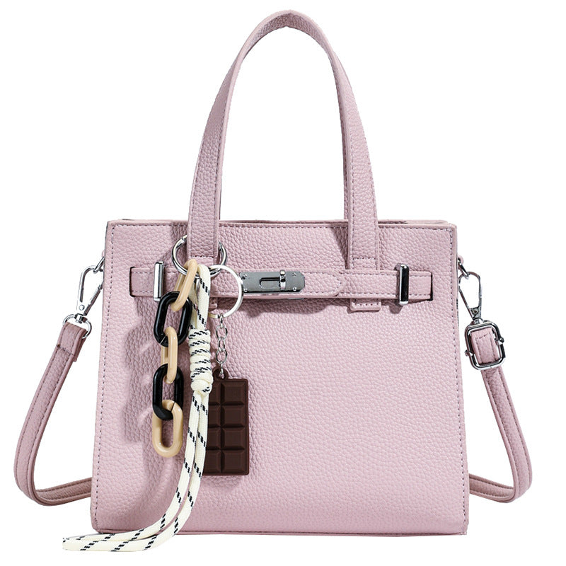 Damen elegante Minitasche mit abnehmbarem Anhänger