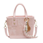 Damen Mini-Tasche im verspielten Design mit dekorativem Charm