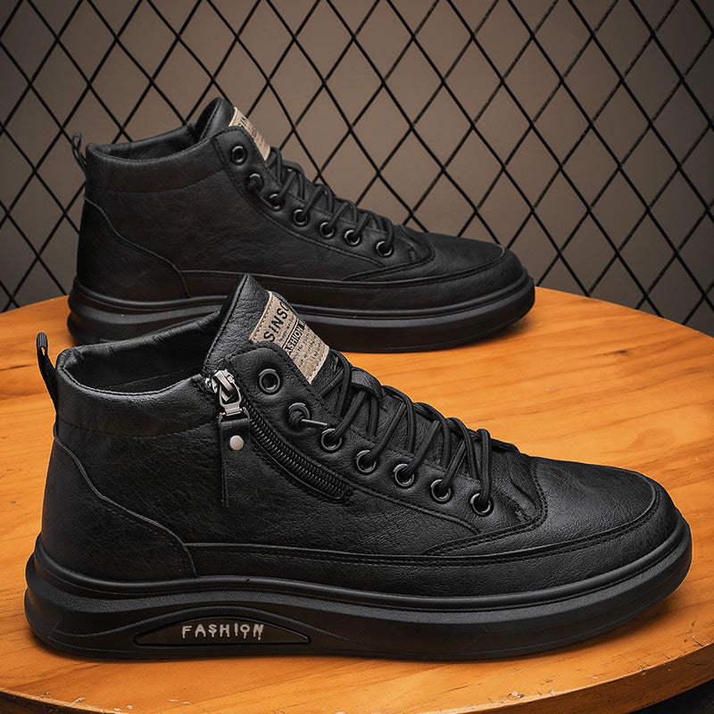 Frauen High Fashion Sneaker mit Detailreißverschluss und bequemer Sohle