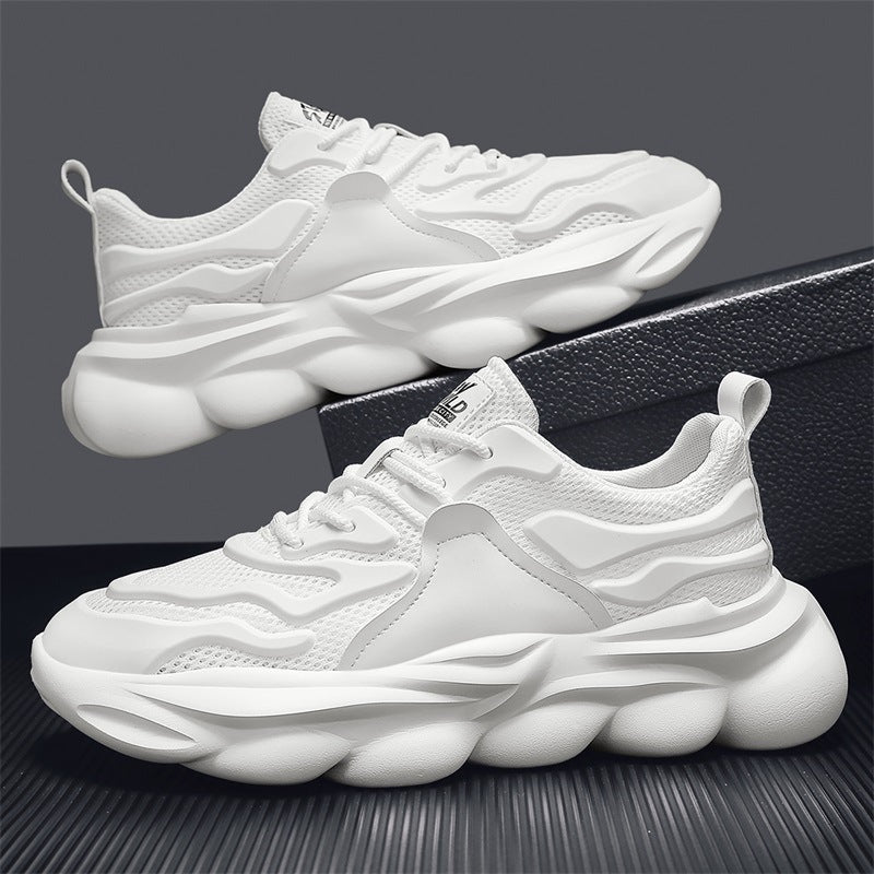 Damen sportliche atmungsaktive Sneakers mit besonders leichter Sohle
