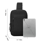 Kompakte Multi-Pocket Sling Bag Emma Tasche