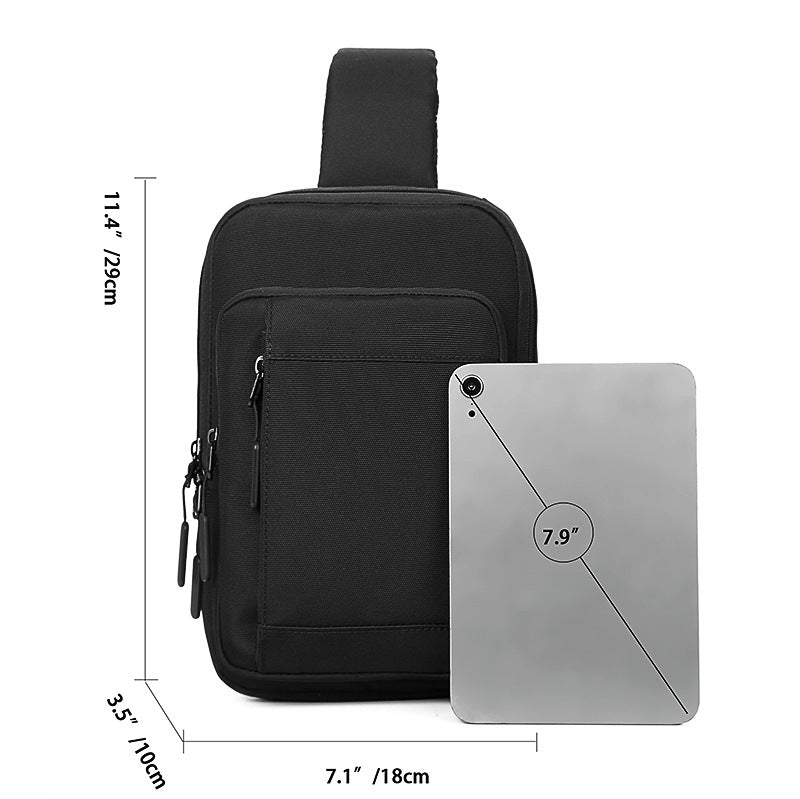 Kompakte Multi-Pocket Sling Bag Emma Tasche
