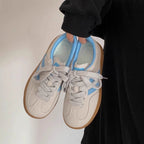 Damen Sneaker mit weichem Obermaterial und trendigen Farbakzenten