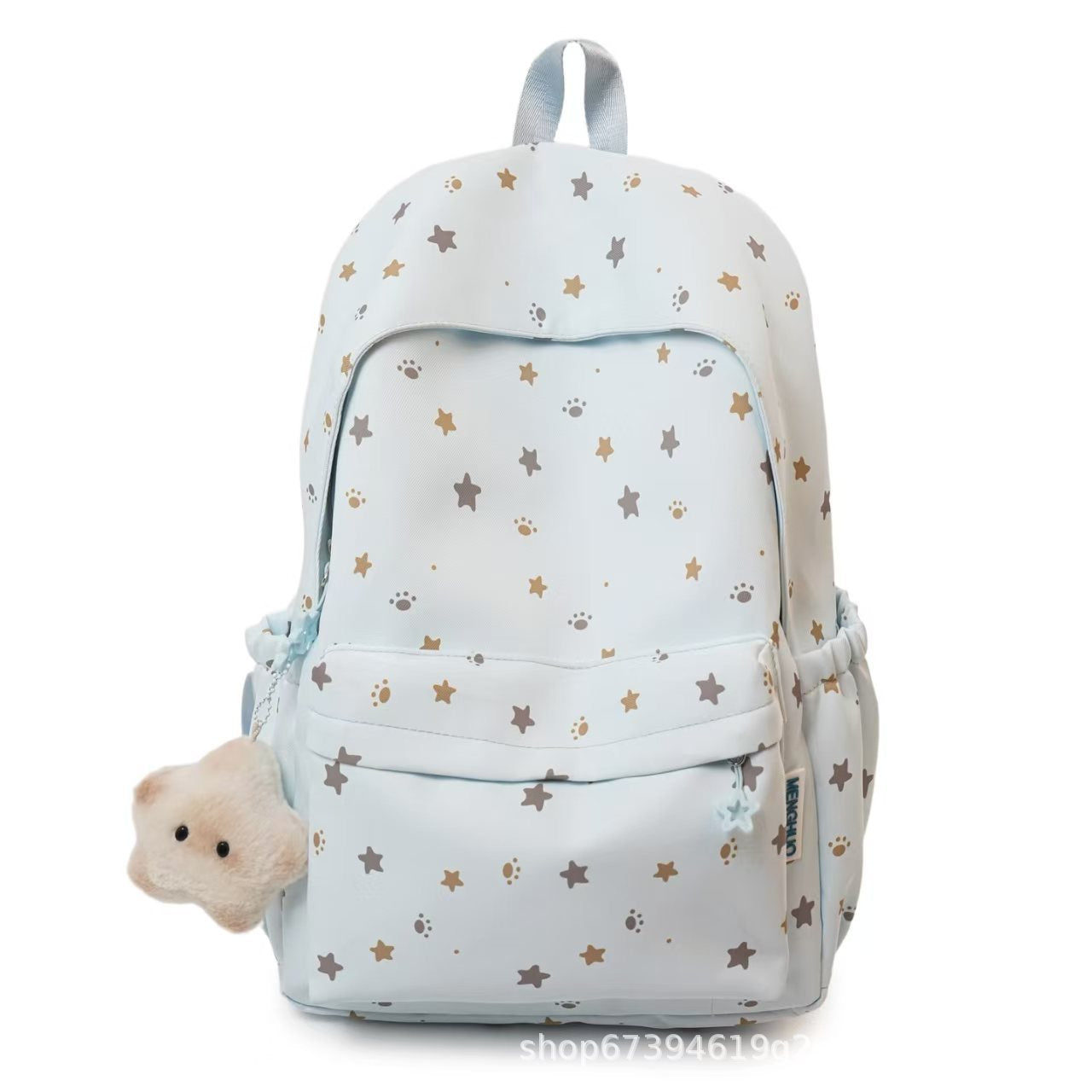 Stern-Mustered weiches Stoff-Rucksack