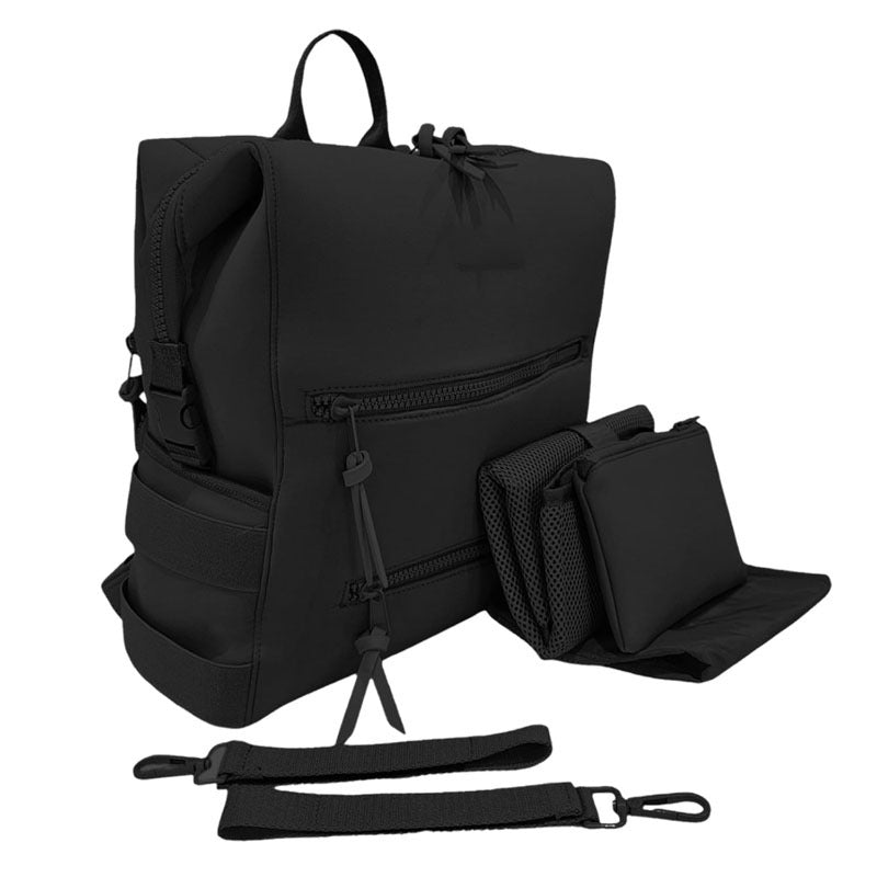 Multifunktionaler Rucksack mit integrierten Organisationsfächern und abnehmbarem Fächer-System