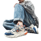 Damen Sport Sneaker mit elastischem Obermaterial und rutschfester Sohle