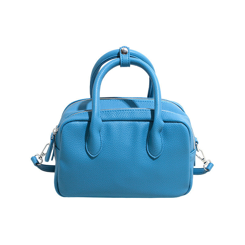 Damen Mini-Handtasche aus strukturiertem Kunstleder mit elegantem Design