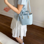 Damen Mini-Handtasche mit elegantem Kettenverschluss