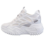 Damen Sport Sneakers mit atmungsaktivem Mesh-Obermaterial und robuster Gummisohle