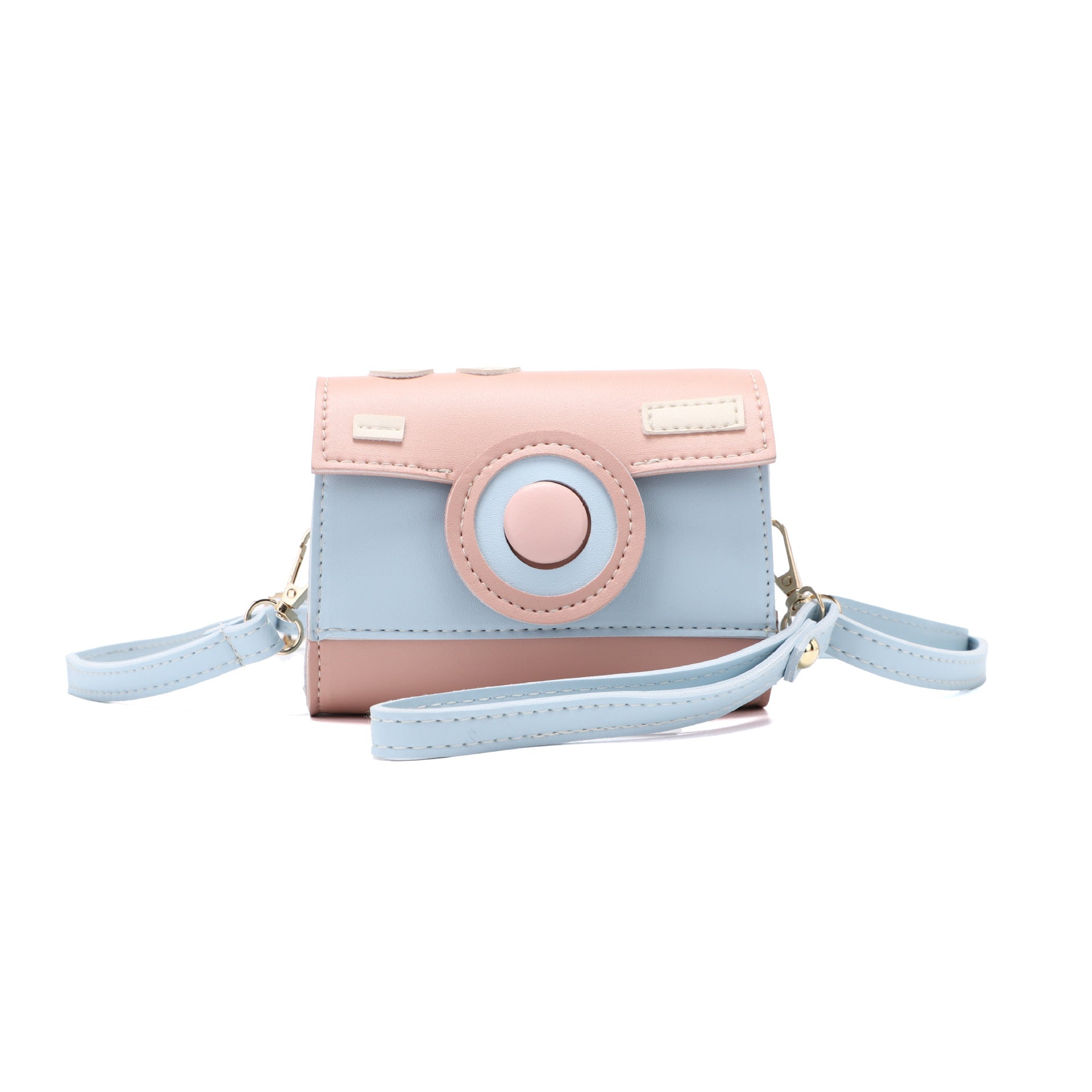 Damen Mini-Handtasche mit verspieltem Klappverschluss