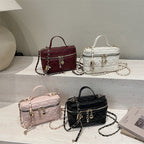 Elegante gesteppte Mini-Handtasche für Damen mit abnehmbarem Schulterriemen