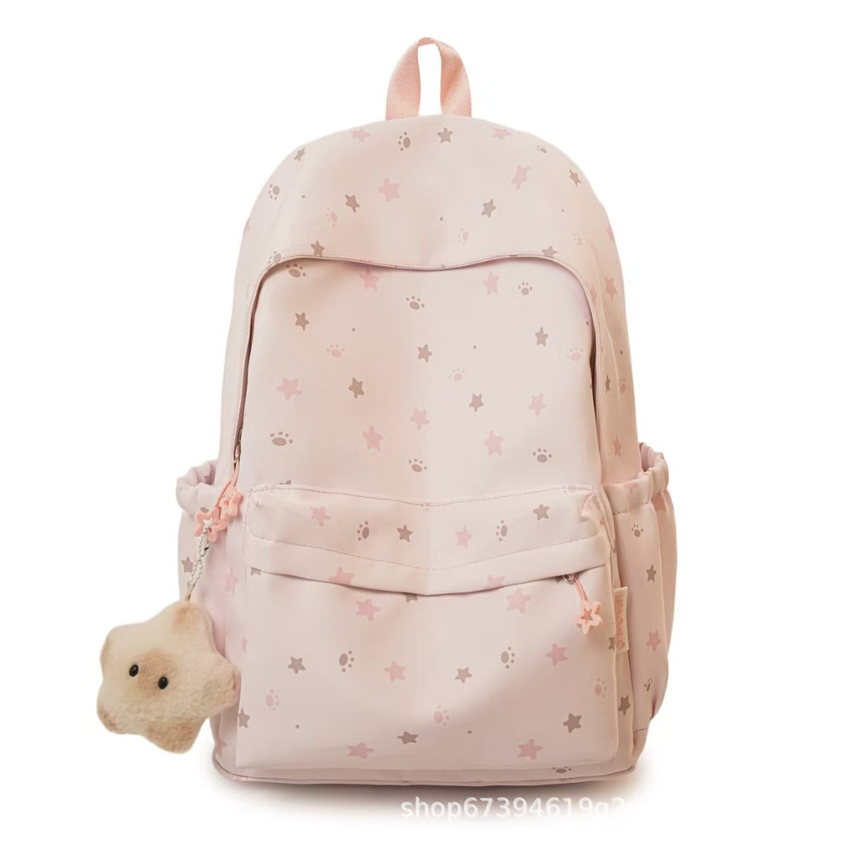 Stern-Mustered weiches Stoff-Rucksack