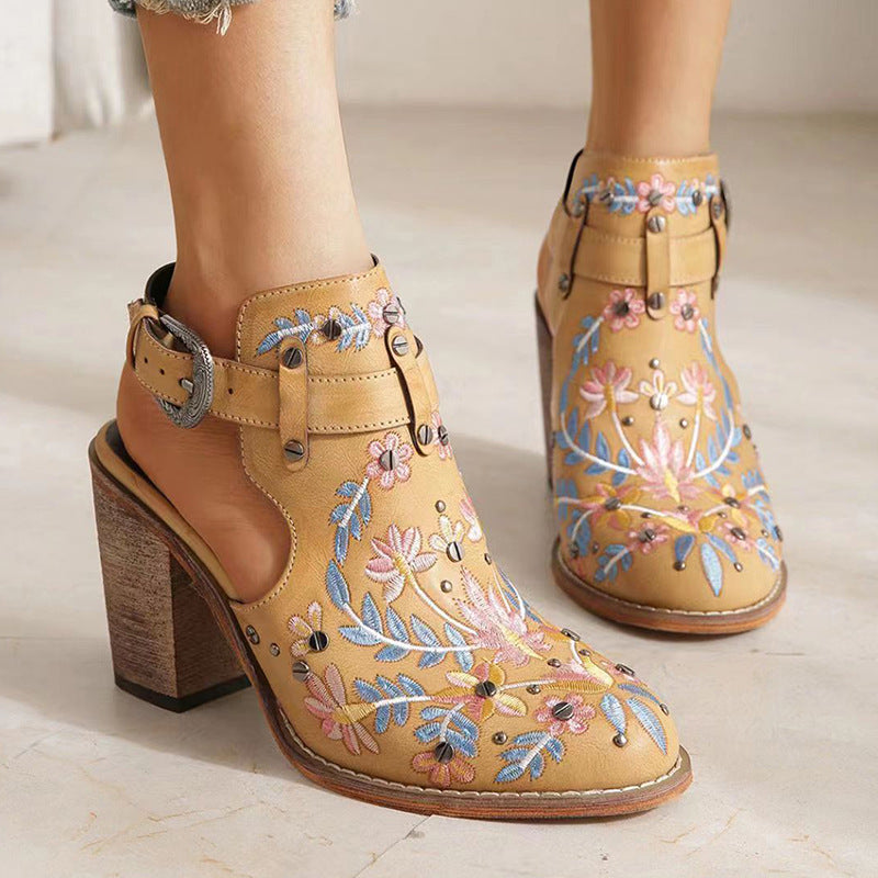 Chaussures Broderie Florale