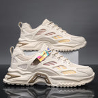Damen Atmungsaktive Leichte Sneakers mit Stabiler Sohle