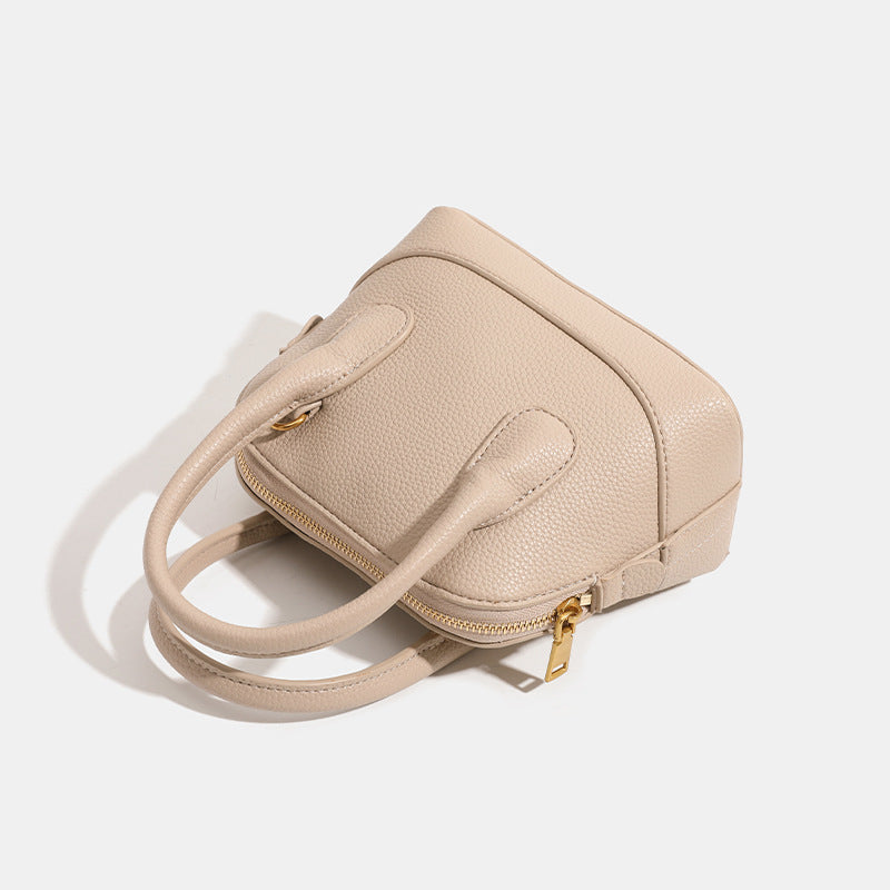 Damen Mini-Handtasche aus strukturiertem Kunstleder