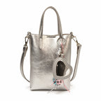 Damen Mini-Handtasche mit elegantem Anhänger