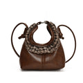 Damen Mini-Handtasche mit trendigem Rüschendesign