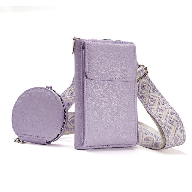 Schultertasche mit Handyfach