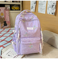 Blumenbestickter Robuster Schulrucksack