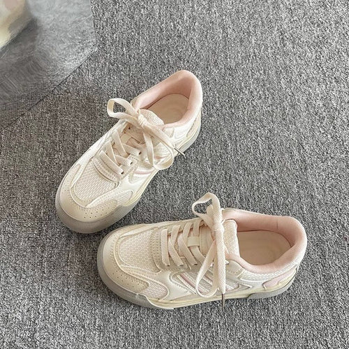 Damen Atmungsaktive Freizeit Sneaker mit Weichem Innenfutter