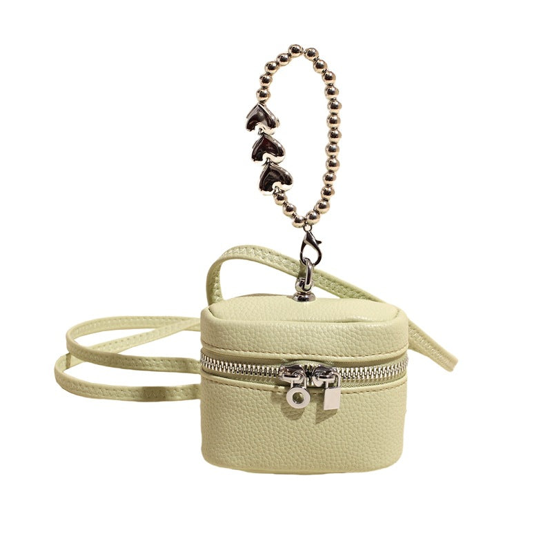 Damen Mini-Handtasche mit luxuriösem Kettenanhänger