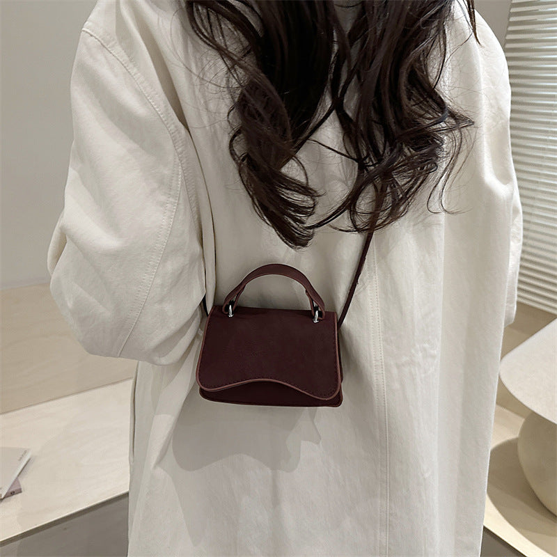 Damen Mini-Handtasche mit abnehmbarem Tragegriff
