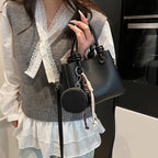 Damen Minihandtasche mit abnehmbarem Münzbeutel