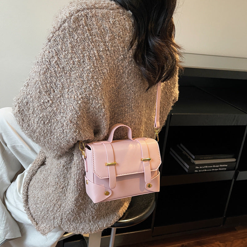 Damen Mini-Handtasche mit strukturiertem Design und abnehmbarem Schulterriemen