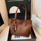 Damen elegante geflochtene Tote Bag