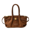 Damen trendige Hobo-Tasche aus hochwertigem Wildleder