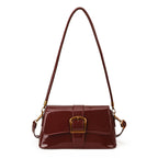 Damen Schultertasche mit abnehmbarem Trageriemen und eleganter Verschluss