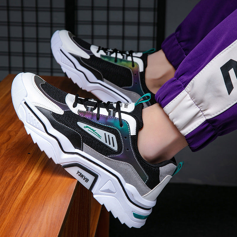Damen Sport-Laufsneaker mit stabiler Sohle und atmungsaktiver Mesh-Struktur