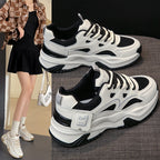 Damen Chunky Sneakers mit stylischem Design und atmungsaktiver Obermaterialstruktur