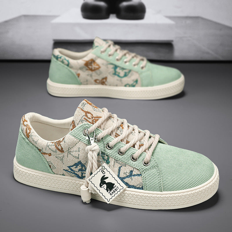 Damen Fashion Sneakers mit einzigartigem Textildesign