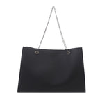 Damen elegante tote bag mit praktischem Innenfach und stylischem Kettenriemen