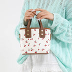 Damen Mini-Handtasche mit fruchtigem Kirschdesign