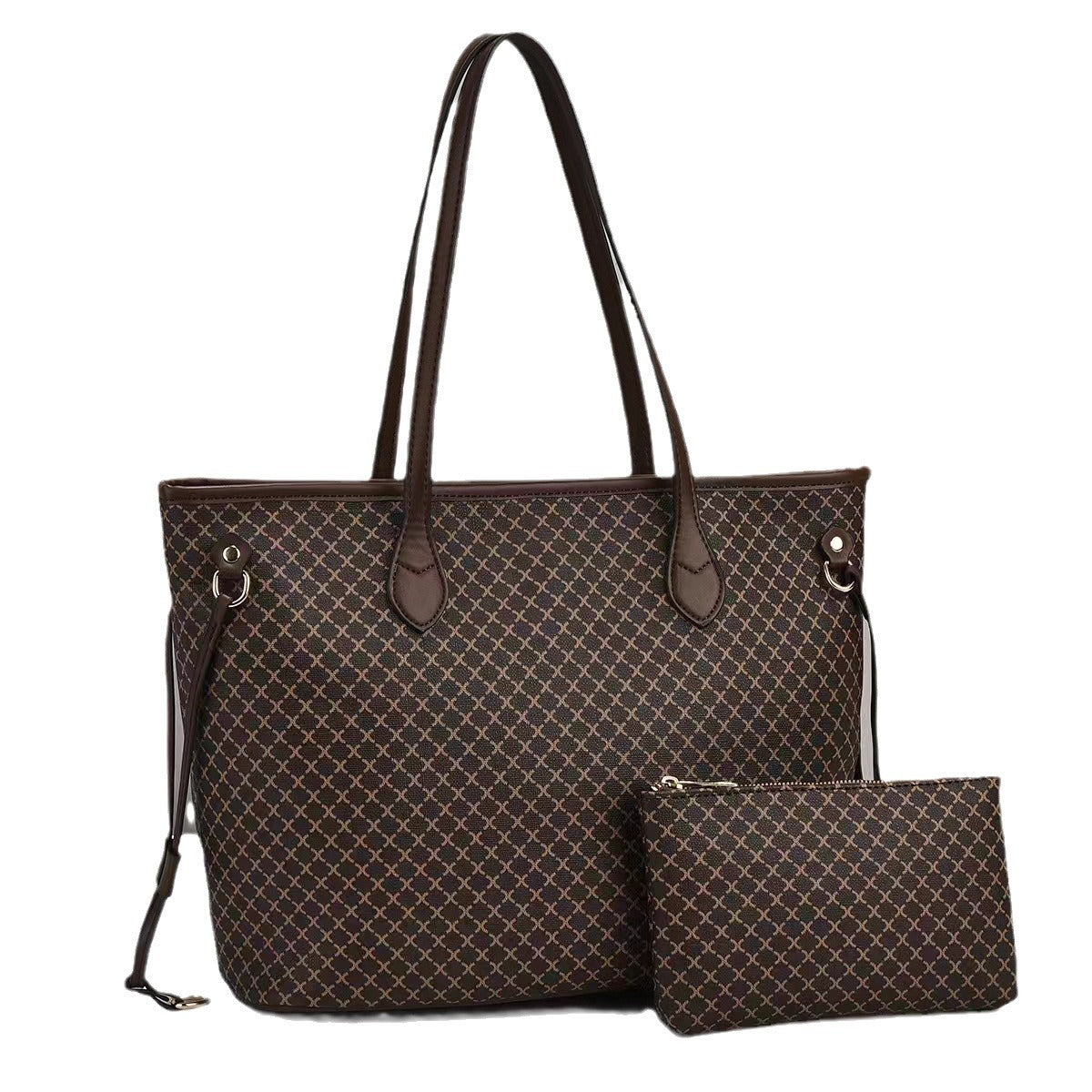 Damen elegante Tragetasche mit abnehmbarem Mini-Clutch