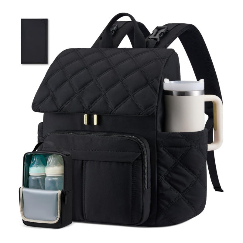 Multifunktionaler Wickelrucksack mit isoliertem Fach und Organizer