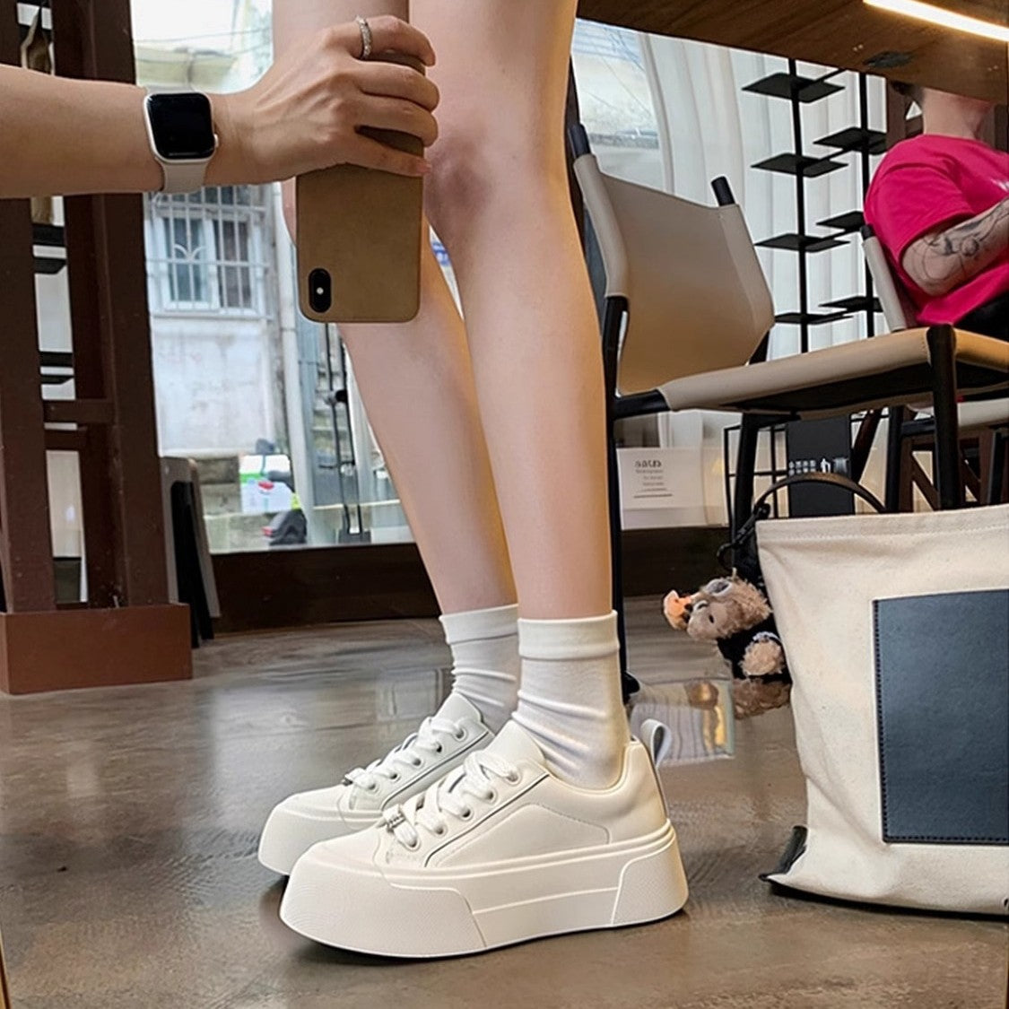 Damen Sneakers mit erhöhtem Absatz