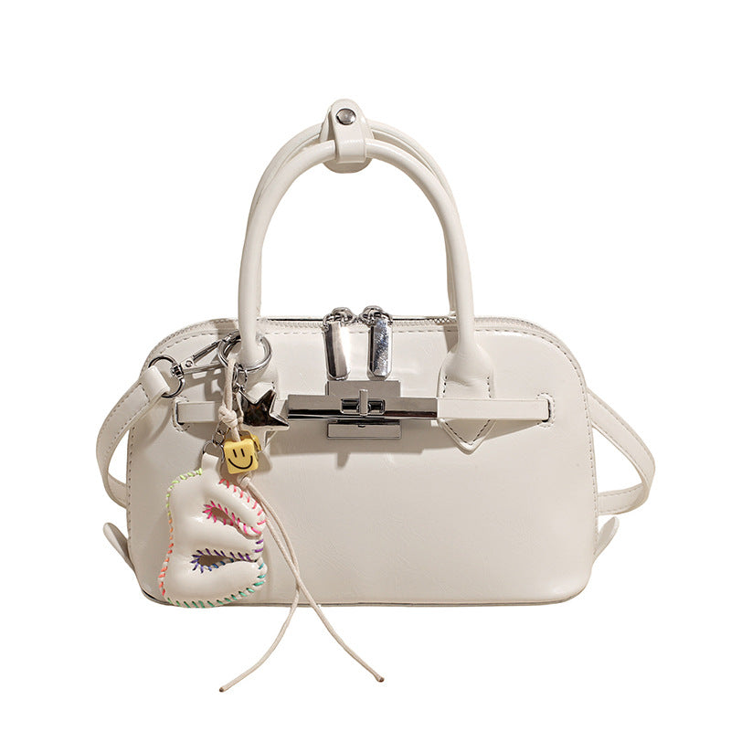 Damen Mini-Handtasche mit abnehmbarem Anhänger