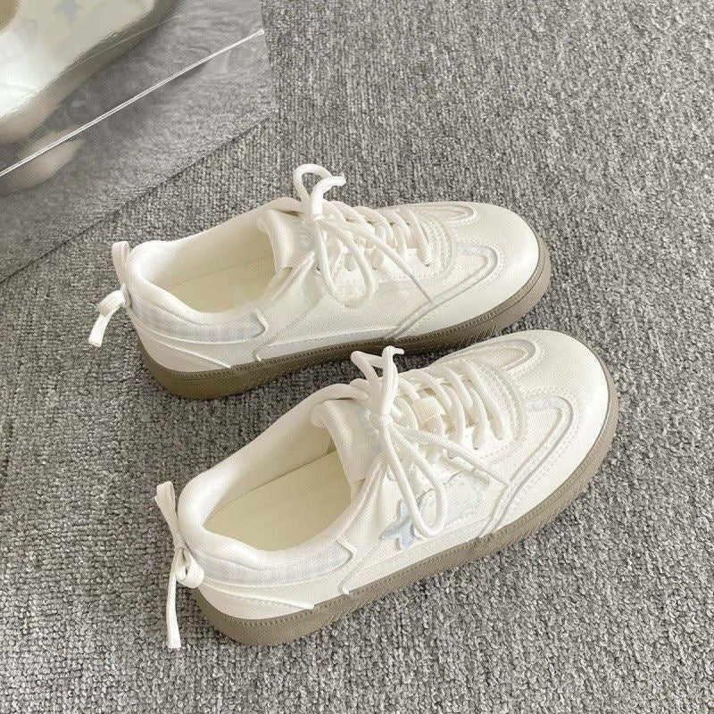 Damen trendige Sneakers mit sportlich-elegantem Design und bequemem Sohlen
