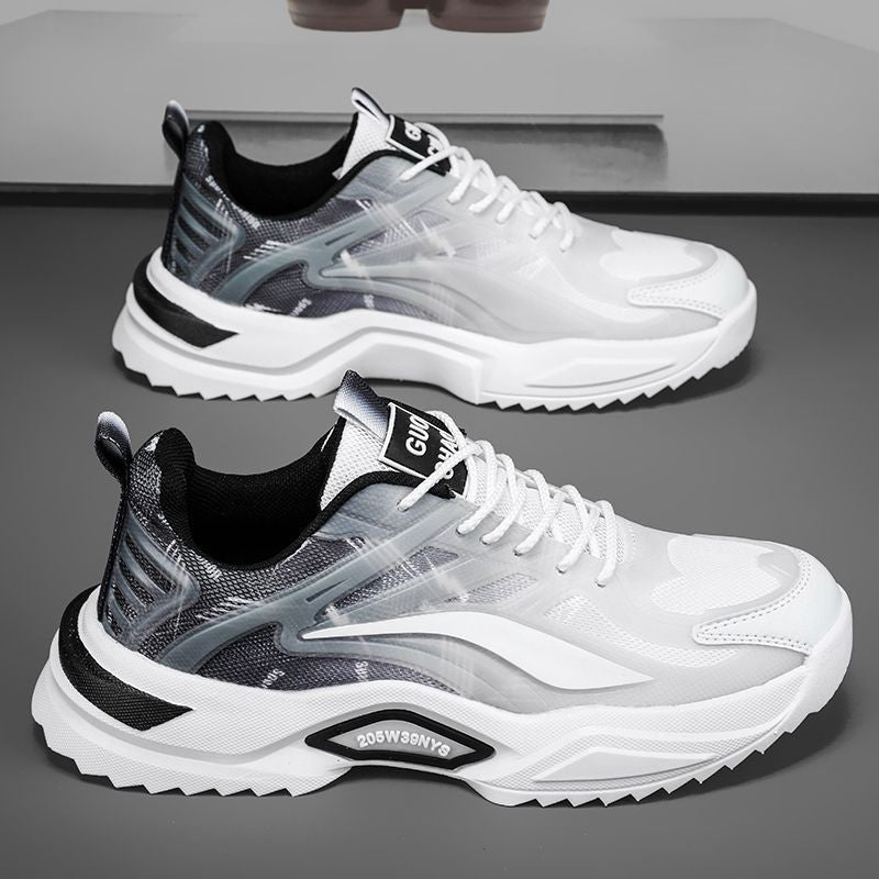 Damen sportliche Lauf- und Freizeitsneaker mit atmungsaktiver Mesh-Konstruktion
